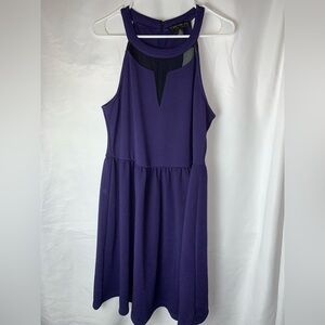 Forever 21 Women 2x Halter Dress Purple Party Cocktail NWT
